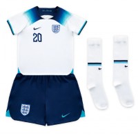 Engleska Phil Foden #20 Domaci Dres za djecu SP 2022 Kratak Rukav (+ Kratke hlače)